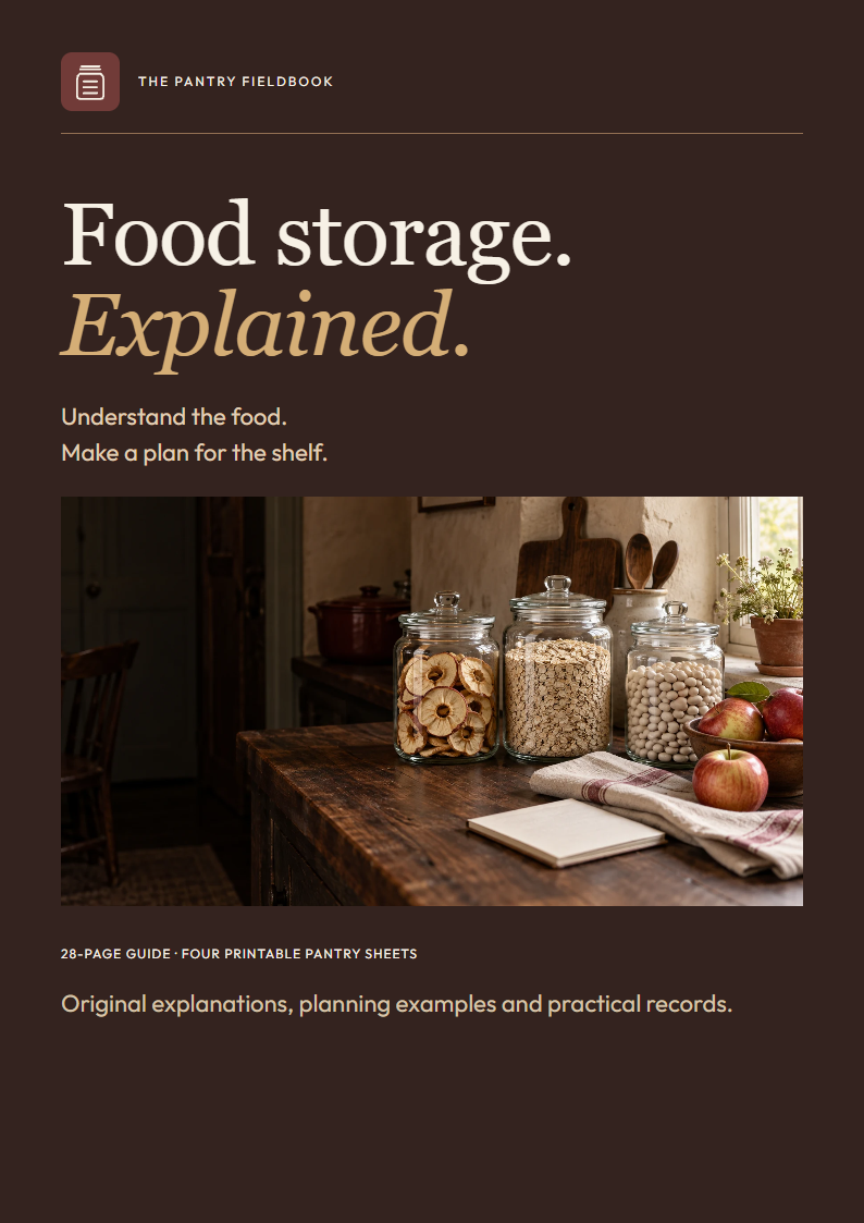 Cover of The Pantry Fieldbook: Food Storage, Explained
